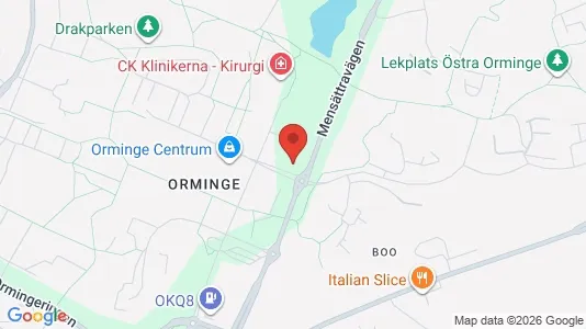 Apartments for rent i Nacka - kort over placeringen