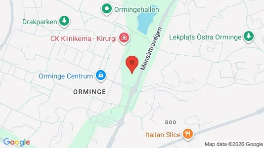 Apartments for rent i Nacka - kort over placeringen