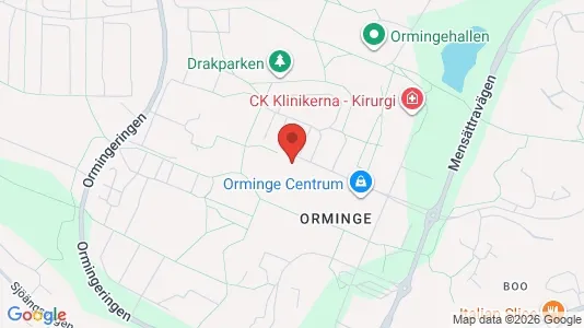 Apartments for rent i Nacka - kort over placeringen