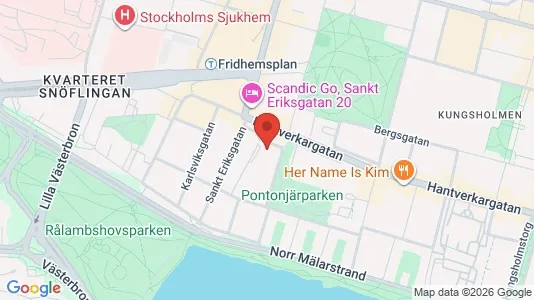 Apartments for rent i Kungsholmen - kort over placeringen