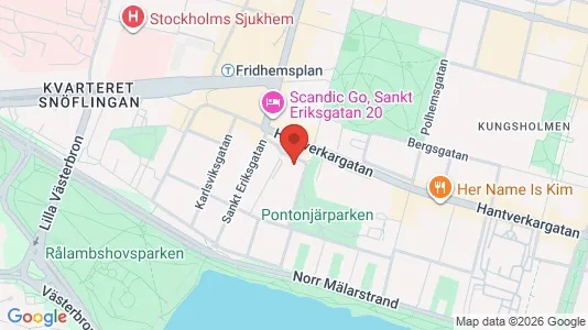 Apartments for rent i Kungsholmen - kort over placeringen