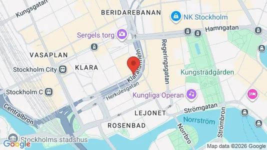 Apartments for rent i Stockholm City - kort over placeringen