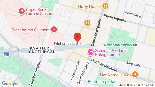 Apartments for rent i Kungsholmen - kort over placeringen