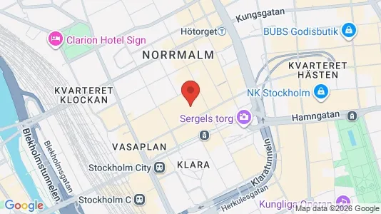 Apartments for rent i Stockholm City - kort over placeringen