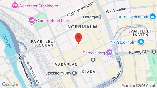 Apartments for rent i Stockholm City - kort over placeringen