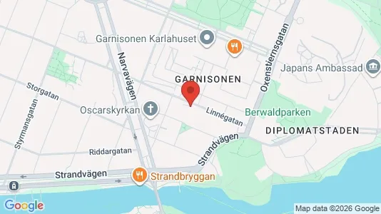 Apartments for rent i Östermalm - kort over placeringen