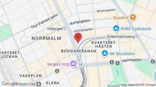 Apartments for rent i Södermalm - kort over placeringen