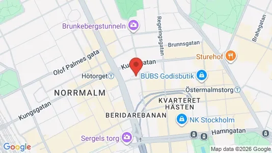 Apartments for rent i Stockholm City - kort over placeringen