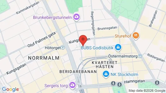 Apartments for rent i Stockholm City - kort over placeringen