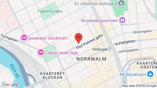Apartments for rent i Stockholm City - kort over placeringen