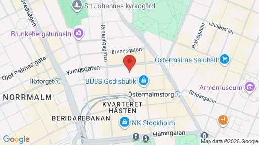 Apartments for rent i Stockholm City - kort over placeringen