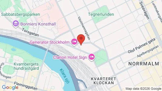 Apartments for rent i Stockholm City - kort over placeringen