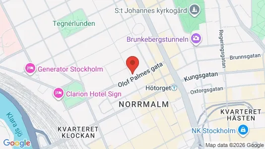 Apartments for rent i Stockholm City - kort over placeringen