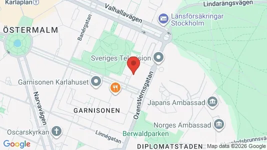 Apartments for rent i Östermalm - kort over placeringen