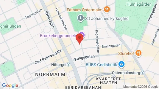 Apartments for rent i Stockholm City - kort over placeringen