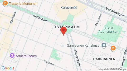 Apartments for rent i Östermalm - kort over placeringen