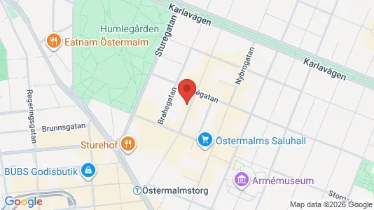 Apartments for rent i Östermalm - kort over placeringen