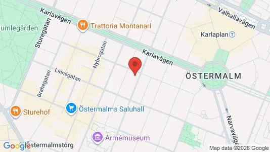 Apartments for rent i Östermalm - kort over placeringen