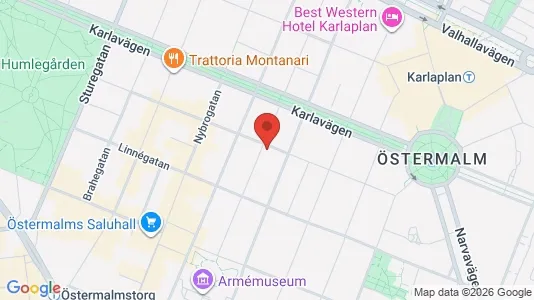 Apartments for rent i Östermalm - kort over placeringen
