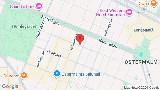 Apartments for rent i Östermalm - kort over placeringen