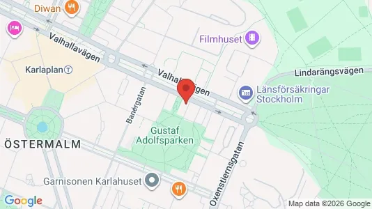 Apartments for rent i Gärdet/Djurgården - kort over placeringen