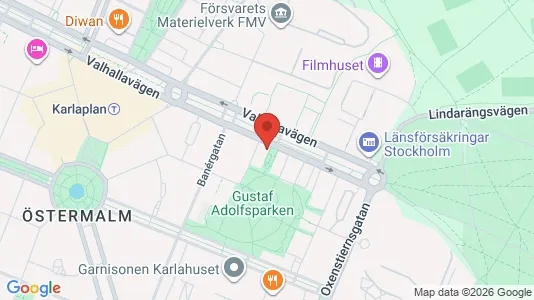 Apartments for rent i Gärdet/Djurgården - kort over placeringen