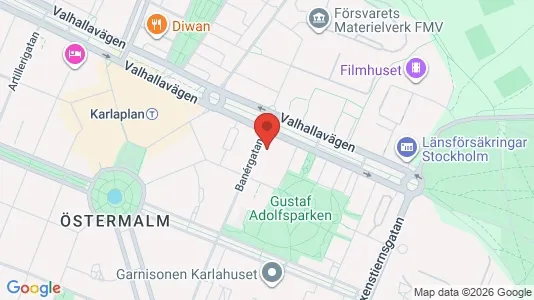 Apartments for rent i Östermalm - kort over placeringen