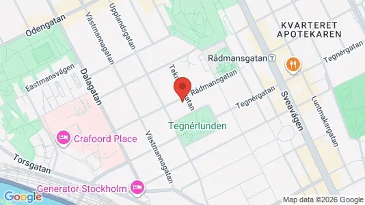 Apartments for rent i Vasastan - kort over placeringen