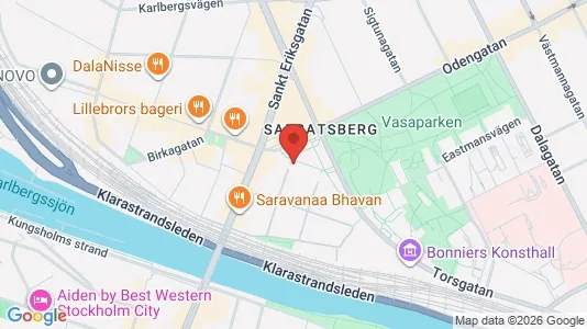 Apartments for rent i Vasastan - kort over placeringen