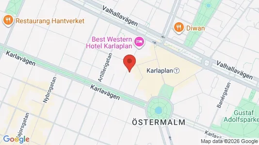 Apartments for rent i Östermalm - kort over placeringen