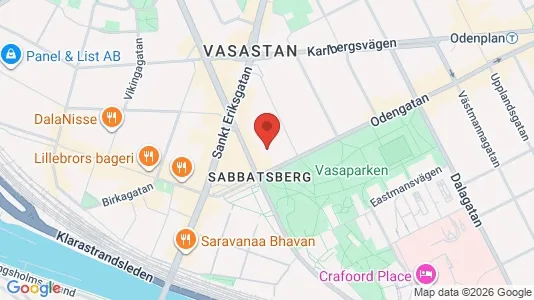 Apartments for rent i Vasastan - kort over placeringen