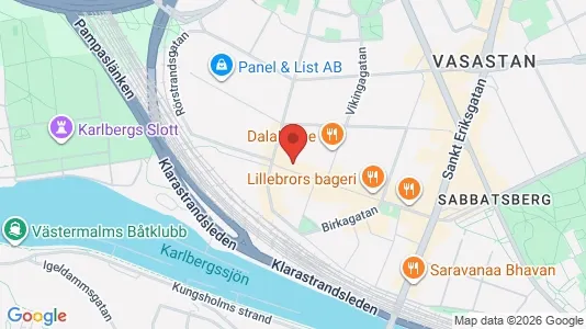 Apartments for rent i Vasastan - kort over placeringen