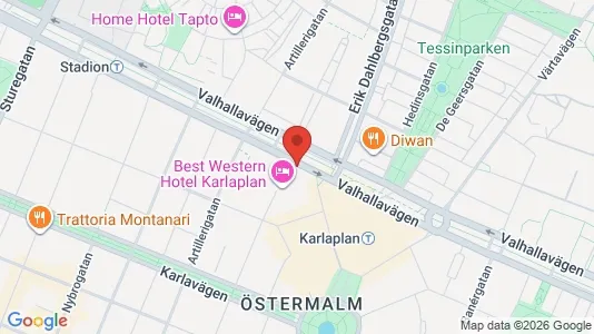 Apartments for rent i Östermalm - kort over placeringen
