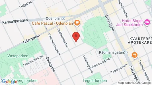 Apartments for rent i Vasastan - kort over placeringen