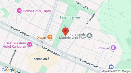 Apartments for rent i Gärdet/Djurgården - kort over placeringen