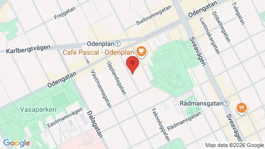 Apartments for rent i Vasastan - kort over placeringen