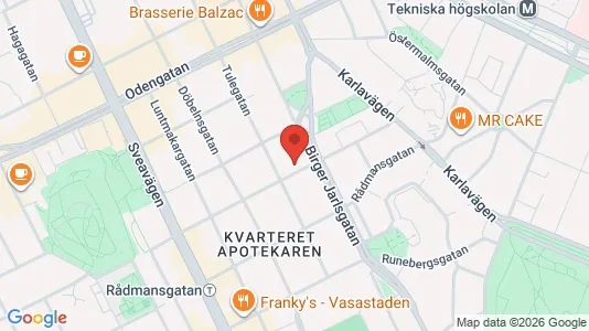 Apartments for rent i Vasastan - kort over placeringen