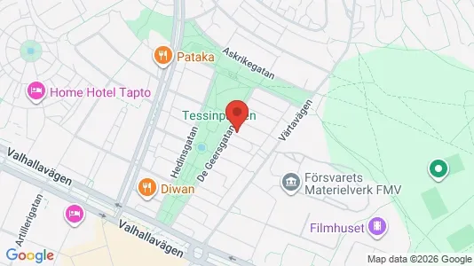 Apartments for rent i Gärdet/Djurgården - kort over placeringen