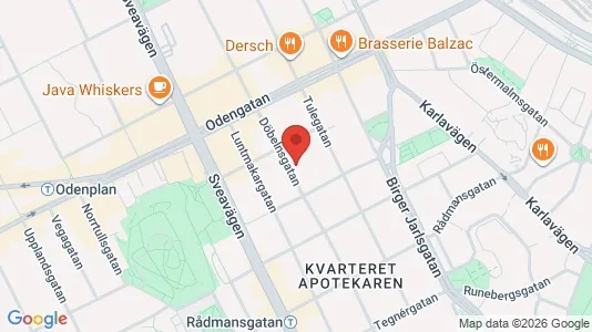 Apartments for rent i Vasastan - kort over placeringen