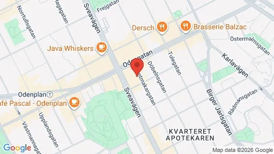 Apartments for rent i Vasastan - kort over placeringen