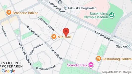 Apartments for rent i Östermalm - kort over placeringen
