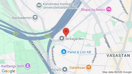 Apartments for rent i Vasastan - kort over placeringen