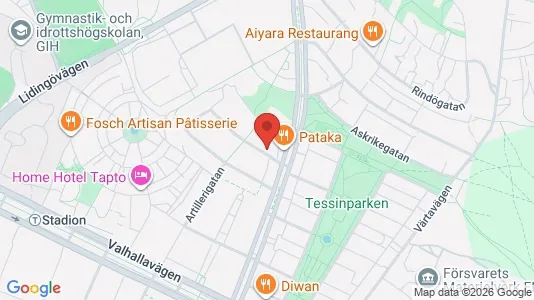 Apartments for rent i Gärdet/Djurgården - kort over placeringen