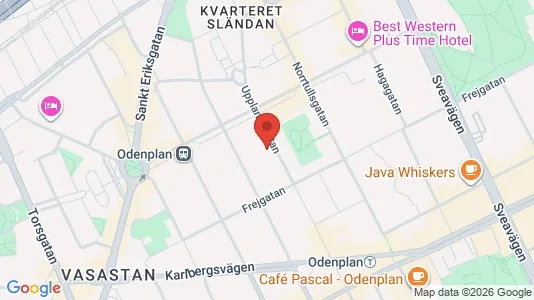 Apartments for rent i Vasastan - kort over placeringen