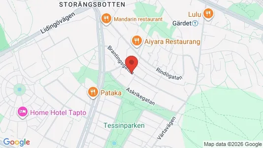 Apartments for rent i Gärdet/Djurgården - kort over placeringen