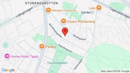 Apartments for rent i Gärdet/Djurgården - kort over placeringen
