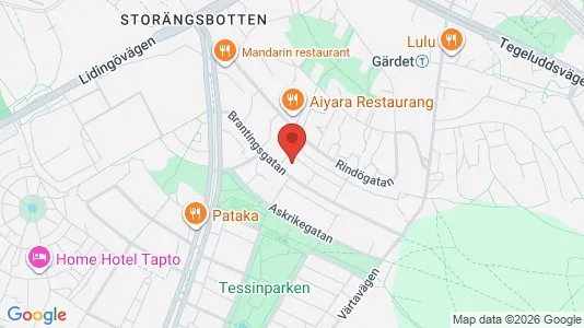 Apartments for rent i Gärdet/Djurgården - kort over placeringen
