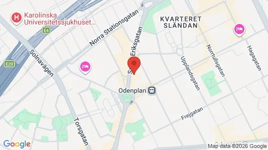 Apartments for rent i Vasastan - kort over placeringen