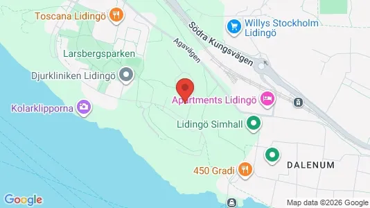 Apartments for rent i Lidingö - kort over placeringen