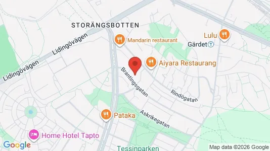 Apartments for rent i Gärdet/Djurgården - kort over placeringen